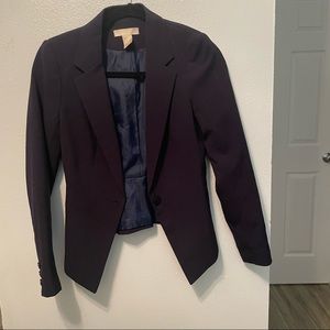 H&M navy blue blazer size 2